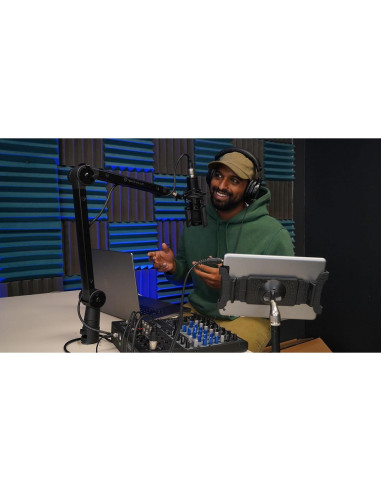 Soporte de Micrófono Rockville RG30 Boom Arm Ajustable 76.2 cm