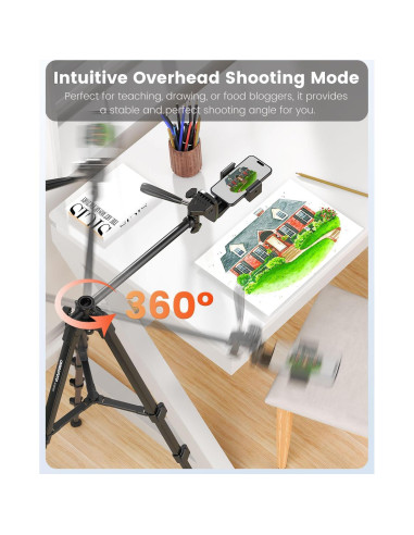 Trípode para Teléfono CAMBOFOTO 205C 185 cm con Control Remoto