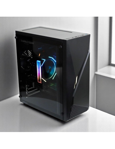 Caja de PC Gaming Zalman Raven ATX - RGB, Vidrio Templado, 120mm