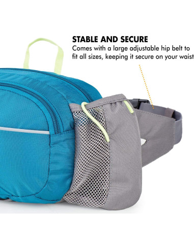 Cinturón de Hidratación High Sierra 3L con Botellas Ajustable