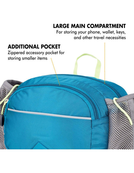 Cinturón de Hidratación High Sierra 3L con Botellas Ajustable