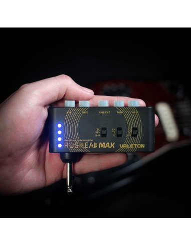 Amplificador de Auriculares VALETON Rushead Max 5W Recargable