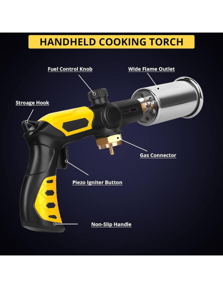 Antorcha de Cocina TBTEEK Propano GF-8010 2500F