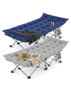 Cama Plegable Camping Fenbeli 2PACK Alta Resistencia 190.5x71.1cm