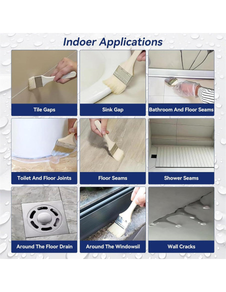 Sellador Impermeable SENVEN 16oz Transparente para Reparación