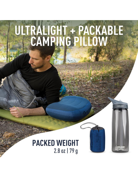 Sistema de Sueño Sea to Summit: Almohada Aeros y Forro Breeze