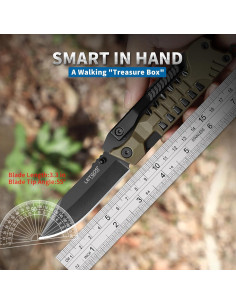 Cuchillo Multi Herramienta 22 en 1 LETGOS Gris Desierto 2