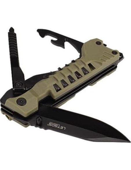 Cuchillo Multi Herramienta 22 en 1 LETGOS Gris Desierto Cuchillo Multi Herramienta 22 en 1 LETGOS Gris Desierto