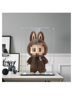 Caja de exhibición acrílica LABUBU 35x30x60 cm alta gama