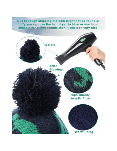 Conjunto de gorro, bufanda y guantes SATINIOR para niños