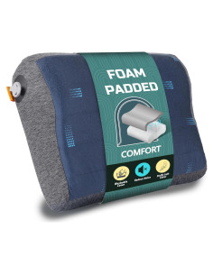 Almohada Inflable de Camping Trekology ALUFT Pro Azul