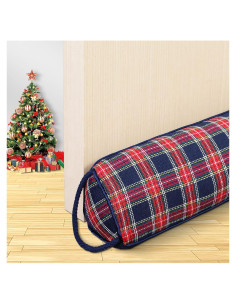 Tope de puerta WochiTV 76 cm Triángulo Aislante Tartán