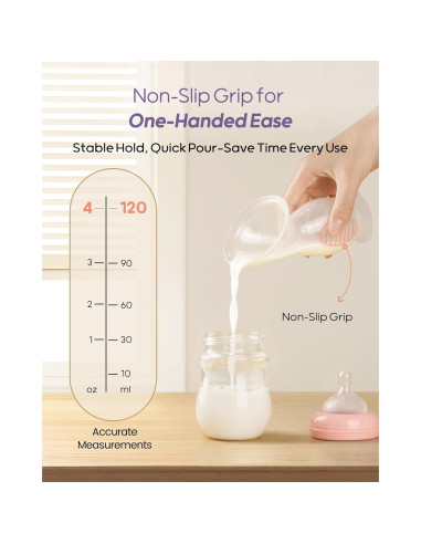 Bomba Manual de Silicona Nuliie 120ml Antifugas para Lactancia