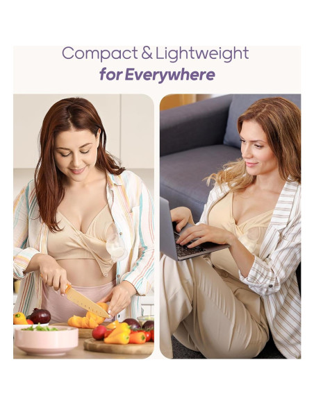 Bomba Manual de Silicona Nuliie 120ml Antifugas para Lactancia