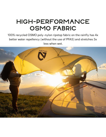 Tienda de Campaña Ligera NEMO Mayfly 2 Personas Impermeable