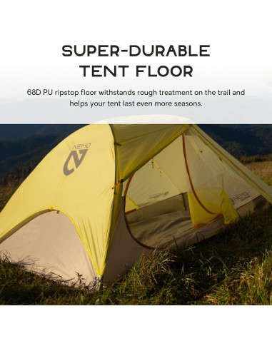 Tienda de Campaña Ligera NEMO Mayfly 2 Personas Impermeable