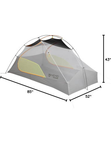 Tienda de Campaña Ligera NEMO Mayfly 2 Personas Impermeable