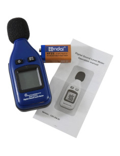 Medidor de Decibelios BAFX Products 30-130 dB LCD Retroiluminado 2