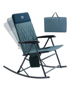 Silla de Camping Balancín Timber Ridge Ajustable Azul 136 kg
