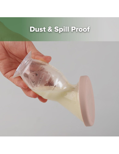 Bomba de Pecho Manual Haakaa 118ml Rosa con Tapa de Silicona