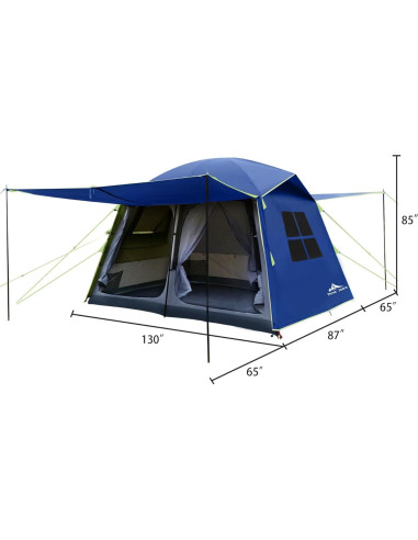 Tienda Familiar Tres Osos para 6 Personas Impermeable 3000mm