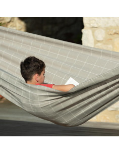 Hamaca Clásica Brisa LA SIESTA XL Almendra 200 kg Resistente 2