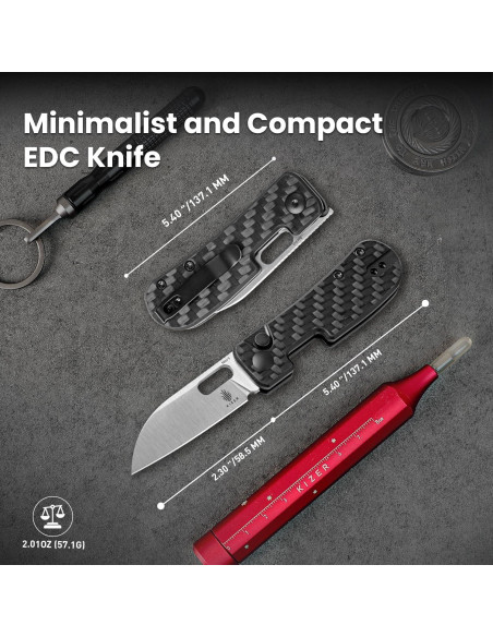 Cuchillo de bolsillo Kizer Banish, plegable 58.5 mm Nitro-V Cuchillo de bolsillo Kizer Banish, plegable 58.5 mm Nitro-V