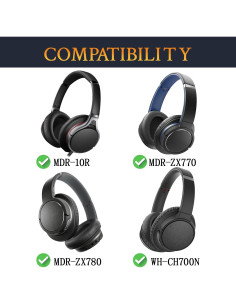 Almohadillas de Reemplazo SOULWIT para Auriculares Sony WH-CH700N 2