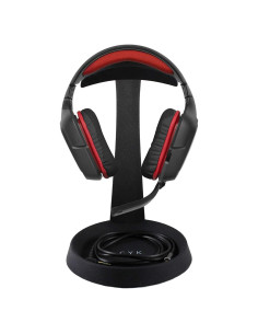 Soporte para Auriculares Gaming Navitech de Acero con Bandeja