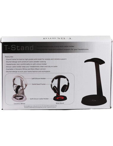 Soporte para Auriculares Gaming Navitech de Acero 25cm