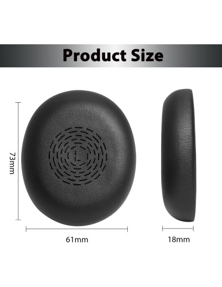 Cojines de repuesto Adhiper para auriculares Jabra Evolve2 65 Flex Cojines de repuesto Adhiper para auriculares Jabra Evolve2 65 Flex