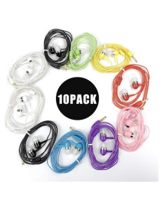 Auriculares Intrauditivos ZXFYE 10 Paquetes Silicona 3.5mm