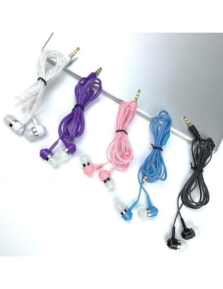 Auriculares Intrauditivos ZXFYE 10 Paquetes Silicona 3.5mm Auriculares Intrauditivos ZXFYE 10 Paquetes Silicona 3.5mm