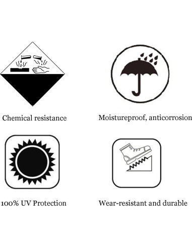 Cuerda trenzada de nylon 6mm Donhouse 15.24 metros blanca