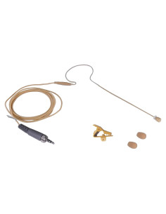 Micrófono de Auricular Mini Rannsgeer L630R Beige para Sennheiser