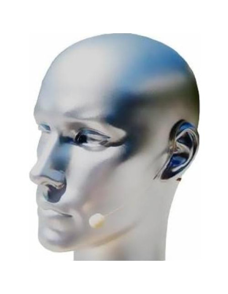 Micrófono de Auricular Mini Rannsgeer L630R Beige para Sennheiser