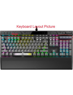 Funda de Teclado Silicona Transparente Corsair K70 MAX RGB 2
