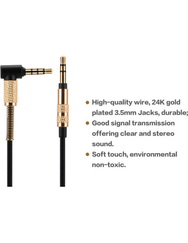 Cable de Audio UNCLE LIGHT 1.2m para Auriculares Marshall