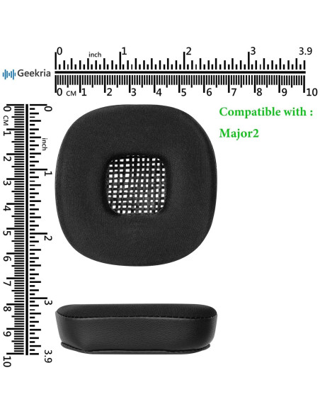 Almohadillas de Reemplazo Geekria para Auriculares Marshall Major II - Gel Refrigerante Almohadillas de Reemplazo Geekria para Auriculares Marshall Major II - Gel Refrigerante