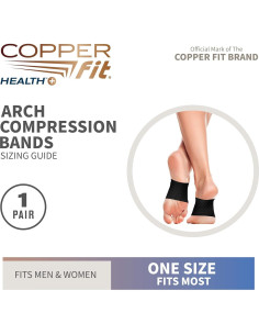 Banda de Compresión para Alivio del Arco Copper Fit Unisex 2