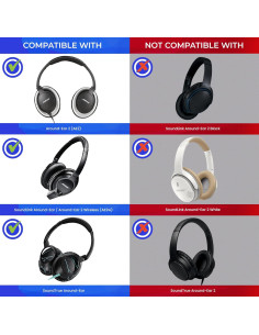 Kit de almohadillas de reemplazo AHG para Bose AE2 y SoundTrue 2
