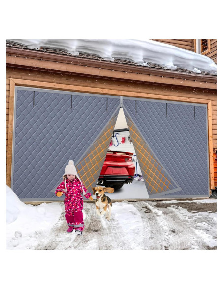 Cortina Aislante para Puerta de Garaje ABVRUN 4.88x2.13m