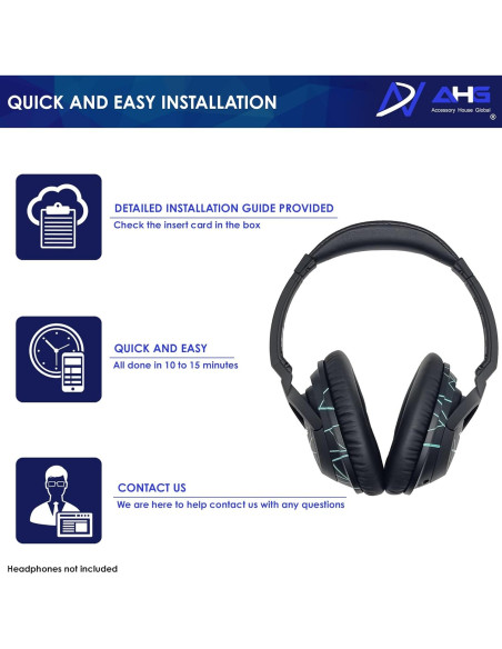 Kit de almohadillas de reemplazo AHG para Bose AE2 y SoundTrue