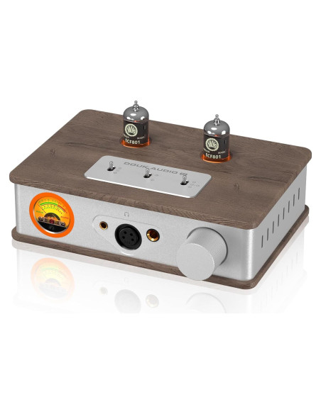 Amplificador de Auriculares Douk Audio E2 con Tubos Valvo y Medidor VU