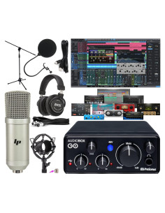 Interfaz de Audio USB-C PreSonus AudioBox GO con Software