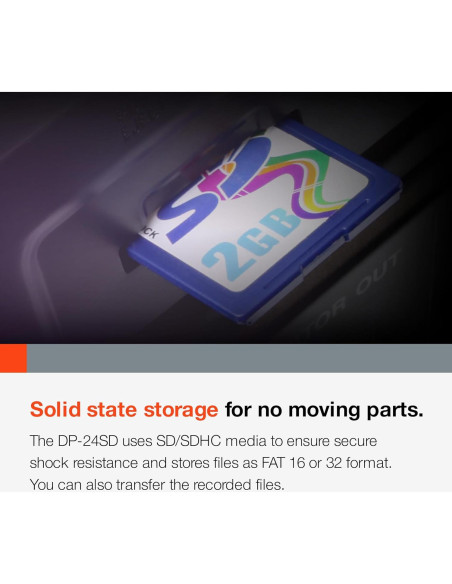 Grabadora de Audio Digital Tascam DP-24SD 24 Canales 8 Entradas XLR