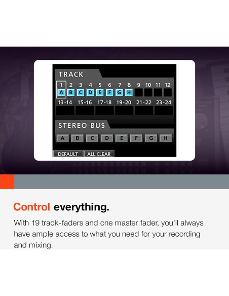 Grabadora de Audio Digital Tascam DP-24SD 24 Canales 8 Entradas XLR