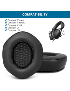 Almohadillas de Repuesto GVOEARS para V-MODA Crossfade M-100 2