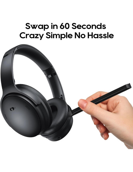 Almohadillas de Reemplazo Bose QC35/QC45/QC25/QC15 - Espuma Aislante