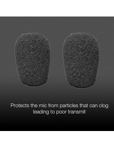 Filtros de Espuma para Micrófono Global Teck - Paquete de 2 2